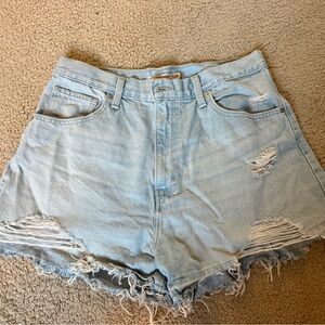 Levi Denim Mom Shorts SZ 32